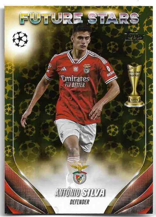 Starball Foil Future Stars ANTONIO SILVA 23-24 Topps UEFA Club Competitions