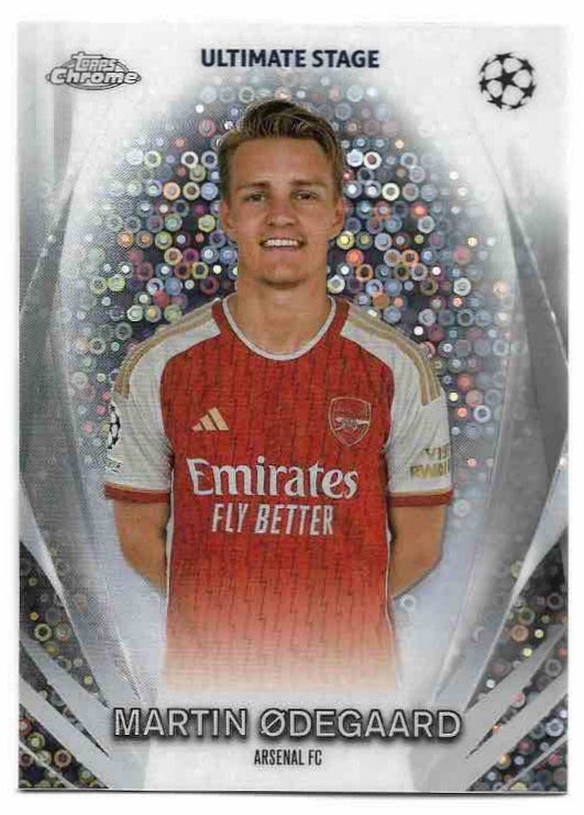 Topps Chrome Ultimate Stage MARTIN ODEGAARD 23-24 Topps UEFA Club Competitions