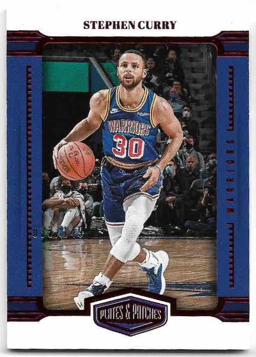 Red Plates & Patches STEPHEN CURRY 21-22 Panini Chronicles Basketball /149