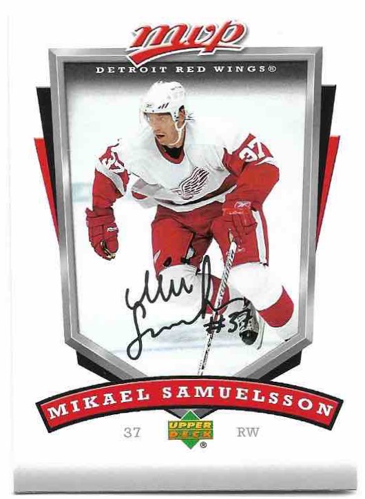 MIKAEL SAMUELSSON 06-07 UD MVP