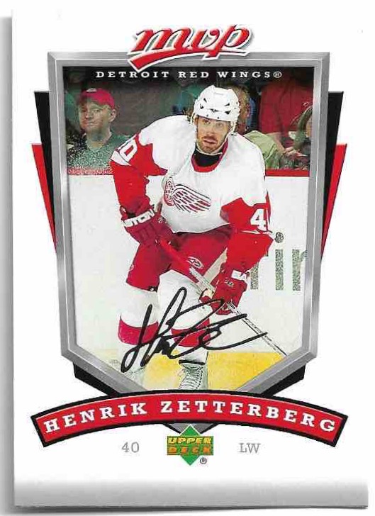 HENRIK ZETTERBERG 06-07 UD MVP