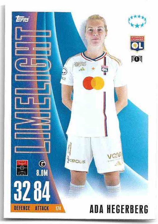 Limelight ADA HEGERBERG 23-24 Match Attax Extra UCL