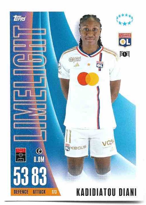 Limelight KADIDIATOU DIANI 23-24 Match Attax Extra UCL