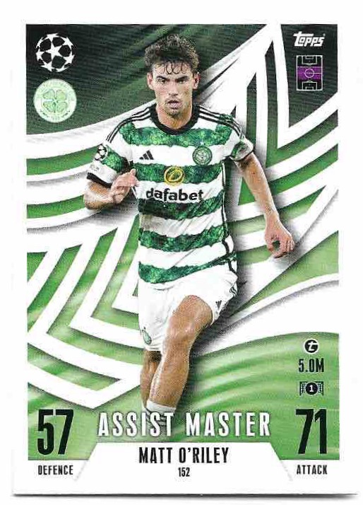 Assist Master MATT O'RILEY 23-24 Match Attax Extra UCL