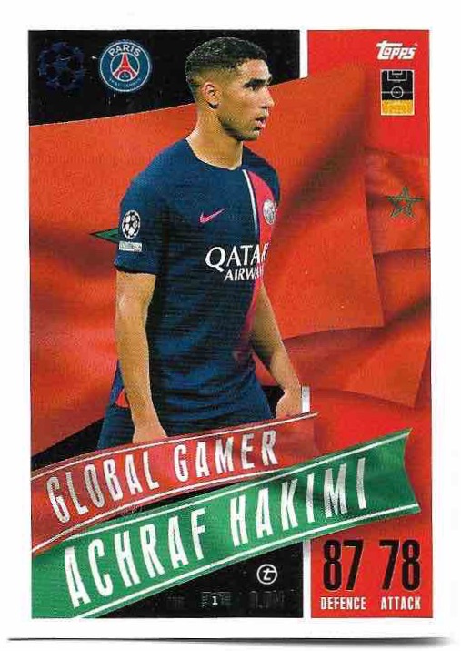 Global Gamer ACHRAF HAKIMI 23-24 Match Attax Extra UCL