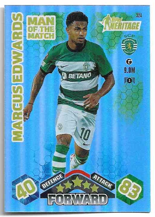 Heritage MARCUS EWARDS 23-24 Match Attax Extra UCL