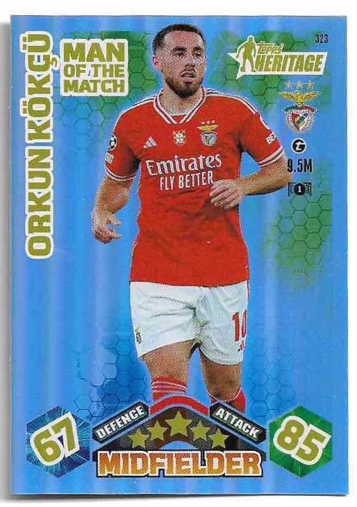 Heritage ORKUN KOKCU 23-24 Match Attax Extra UCL