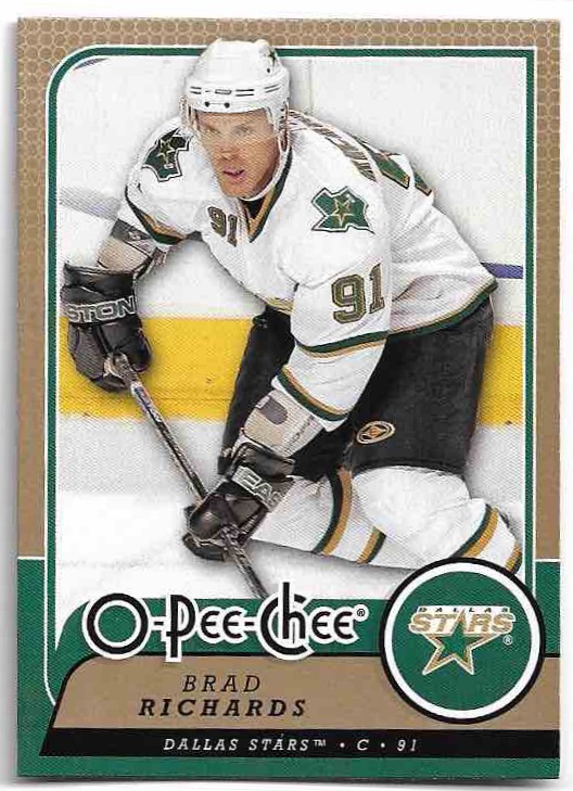 BRAD RICHARDS 08-09 UD O-Pee-Chee OPC