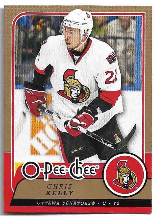 CHRIS KELLY 08-09 UD O-Pee-Chee OPC