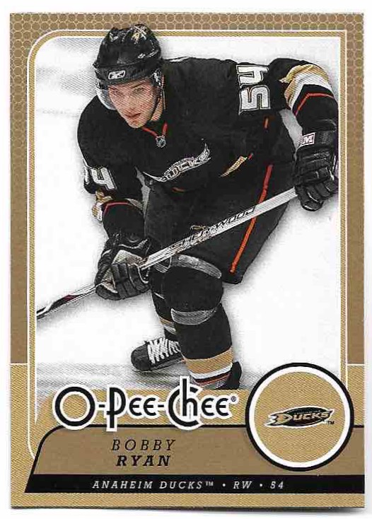 BOBBY RYAN 08-09 UD O-Pee-Chee OPC