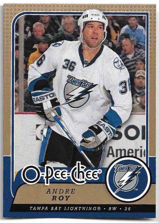 ANDRE ROY 08-09 UD O-Pee-Chee OPC