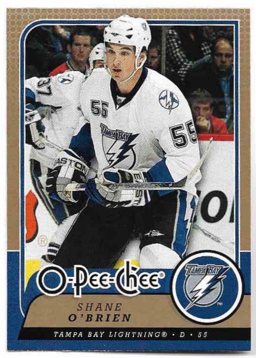 SHANE O'BRIEN 08-09 UD O-Pee-Chee OPC