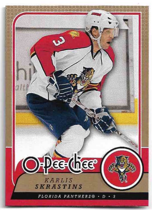 KARLIS SKRASTINS 08-09 UD O-Pee-Chee OPC