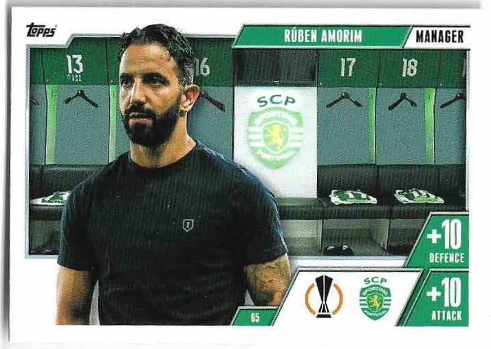 Manager RUBEN AMORIM 23-24 Match Attax Extra UCL