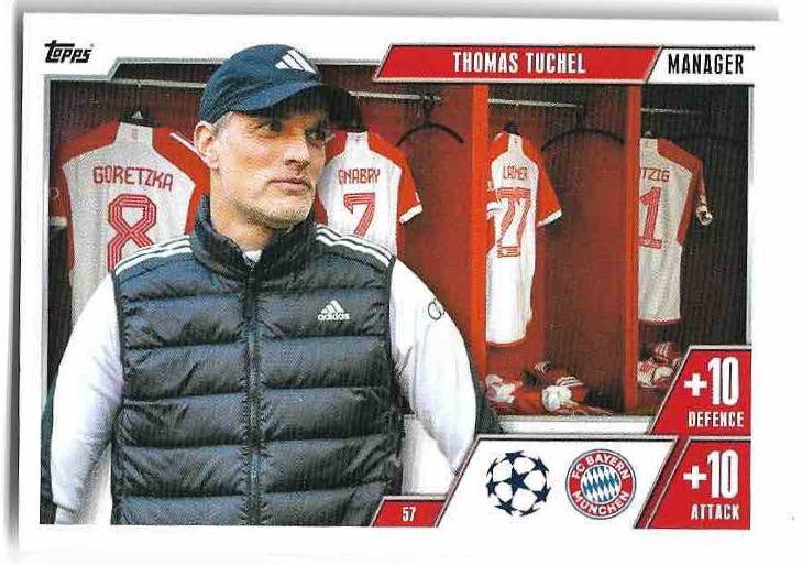 Manager THOMAS TUCHEL 23-24 Match Attax Extra UCL