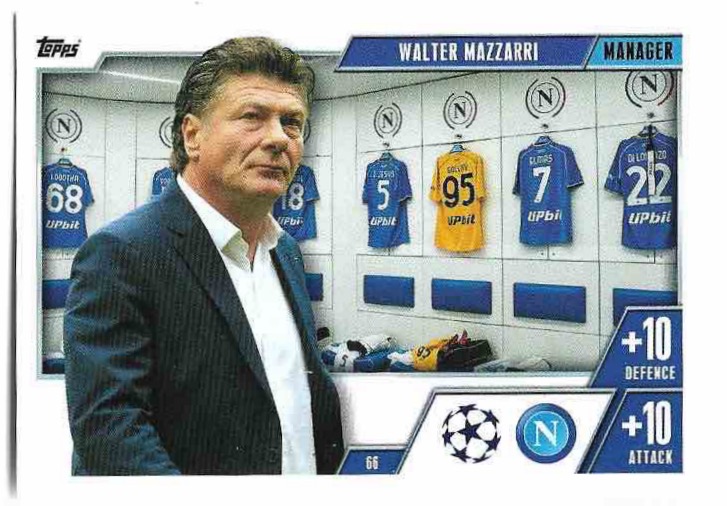 Manager WALTER MAZZARRI 23-24 Match Attax Extra UCL