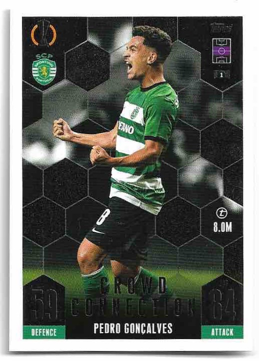 Crowd Connection PEDRO GONCALVES 23-24 Match Attax Extra UCL