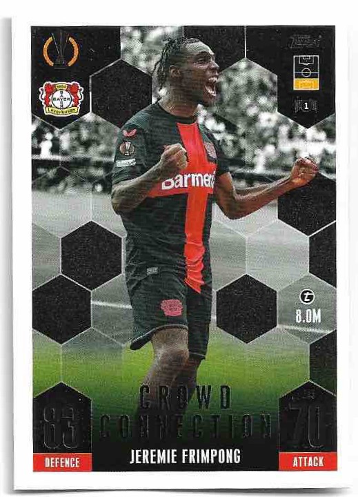 Crowd Connection JEREMIE FRIMPONG 23-24 Match Attax Extra UCL
