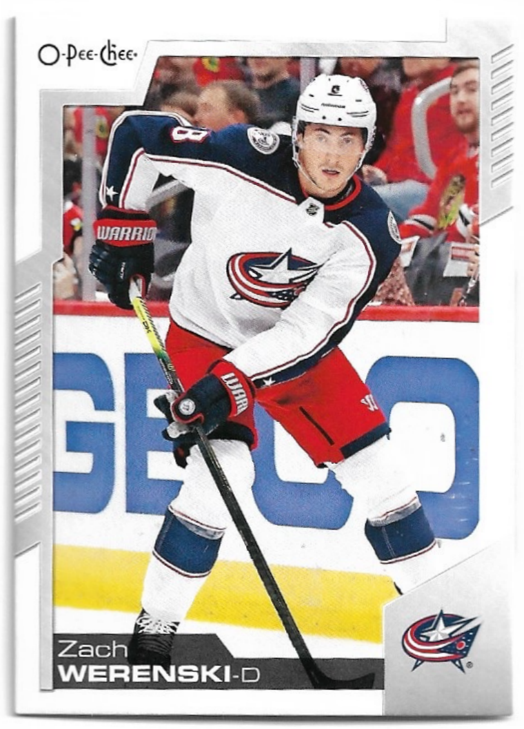 ZACH WERENSKI 20-21 UD O-Pee-Chee OPC