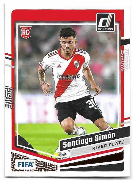 Rookie SANTIAGO SIMON 23-24 Panini Donruss Soccer