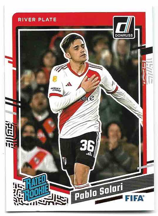 Rated Rookie PABLO SOLARI 23-24 Panini Donruss Soccer