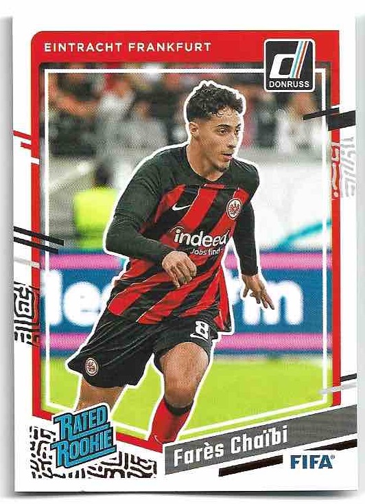 Rated Rookie FARES CHAIBI 23-24 Panini Donruss Soccer