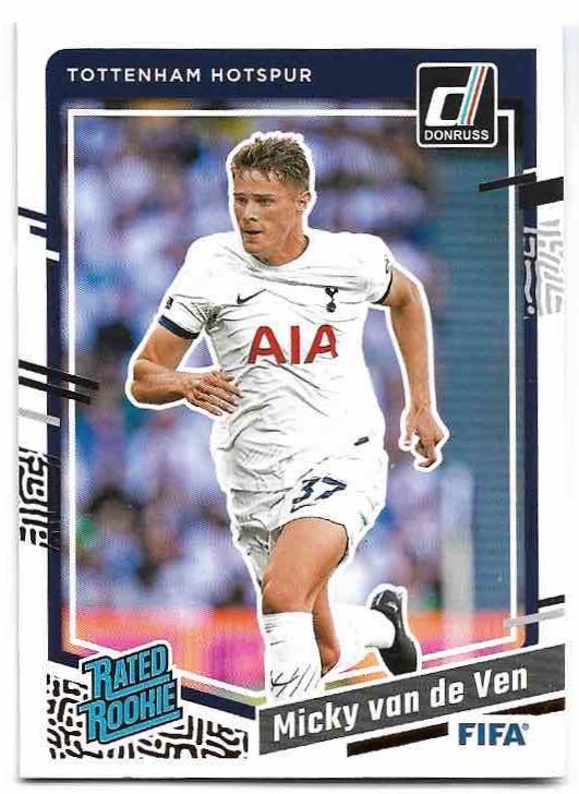 Rated Rookie MICKY VAN DE VEN 23-24 Panini Donruss Soccer