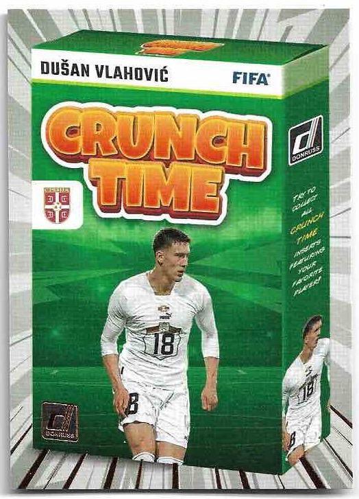 Crunch Time DUSAN VLAHOVIC 23-24 Panini Donruss Soccer