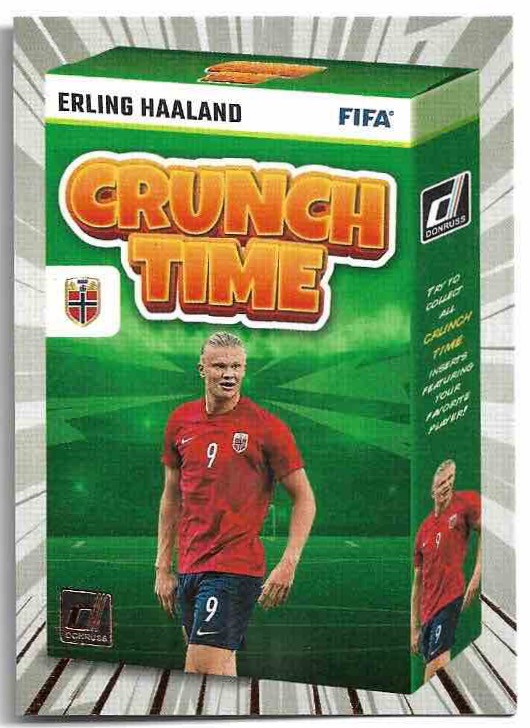 Crunch Time ERLING HAALAND 23-24 Panini Donruss Soccer