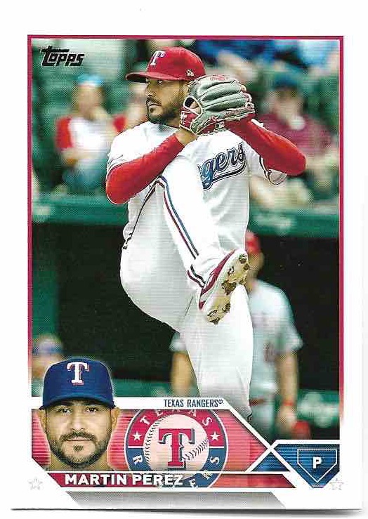 MARTIN PEREZ 2023 Topps Series 1 Baseball