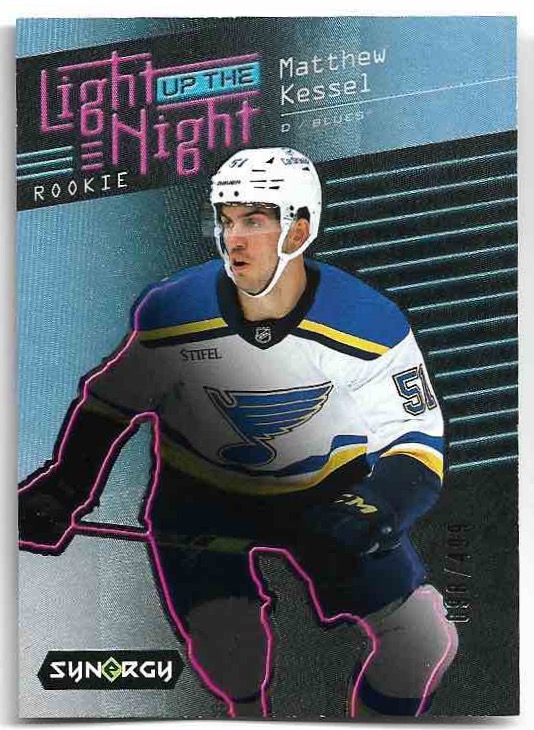 Rookie Light up the Night MATTHEW KESSEL 23-24 UD Synergy /999