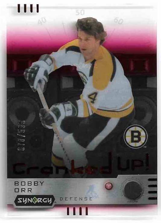 Red Cranked UP BOBBY ORR 23-24 UD Synergy /599