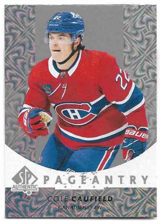 Pageantry COLE CAUFIELD 22-23 UD SP Authentic