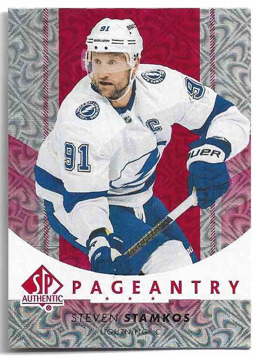 Red Pageantry STEVEN STAMKOS 22-23 UD SP Authentic