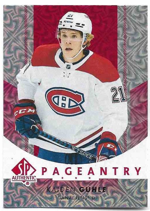 Rookie Red Pageantry KAIDEN GUHLE 22-23 UD SP Authentic
