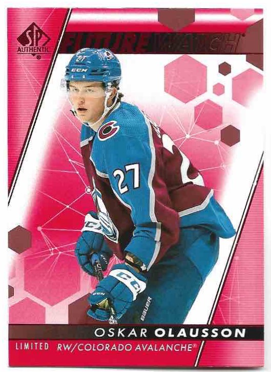 Rookie Limited Red Future Watch OSKAR OLAUSSON 22-23 UD SP Authentic
