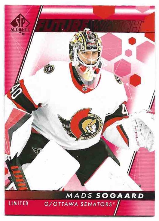 Rookie Limited Red Future Watch MADS SOGAARD 22-23 UD SP Authentic