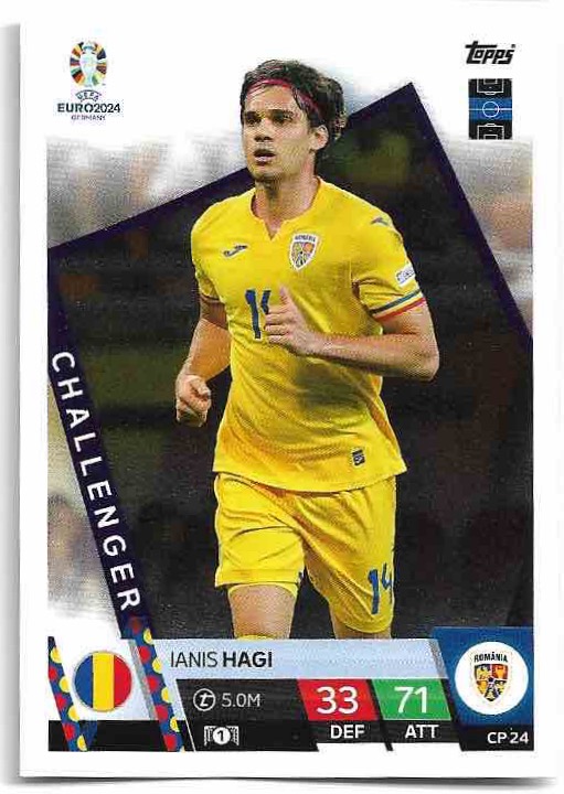 Challenger JANIS HAGI 2024 EURO Match Attax Premium Pro