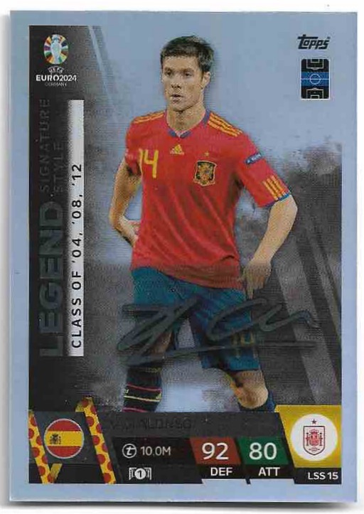 Legend Signature Styles XABI ALONSO 2024 EURO Match Attax