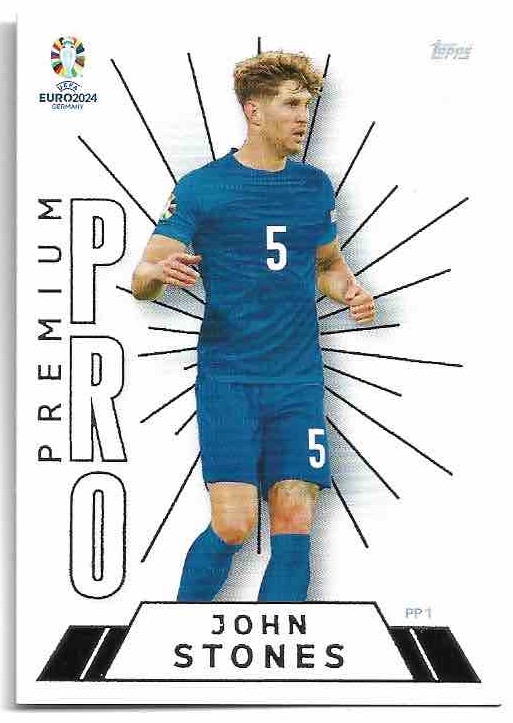 Premium Pro JOHN STONES 2024 EURO Match Attax Premium Pro