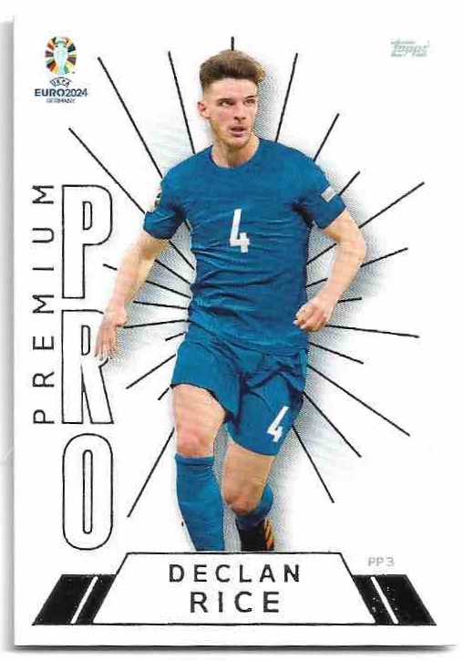 Premium Pro DECLAN RICE 2024 EURO Match Attax Premium Pro