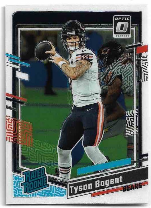 Rated Rookie TYSON BAGENT 2023 Donruss Optic Football