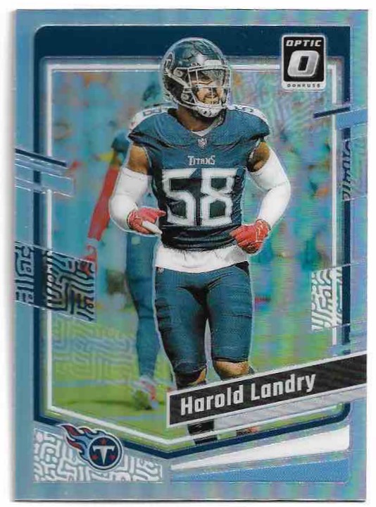 Holo Prizm HAROLD LANDRY 2023 Panini Donruss Optic Football