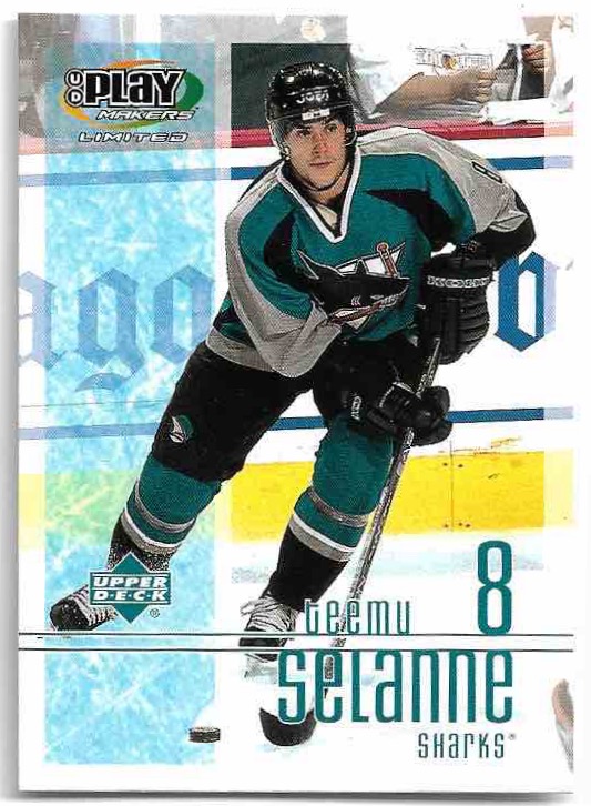 TEEMU SELANNE 01-02 UD Play Makers Limited