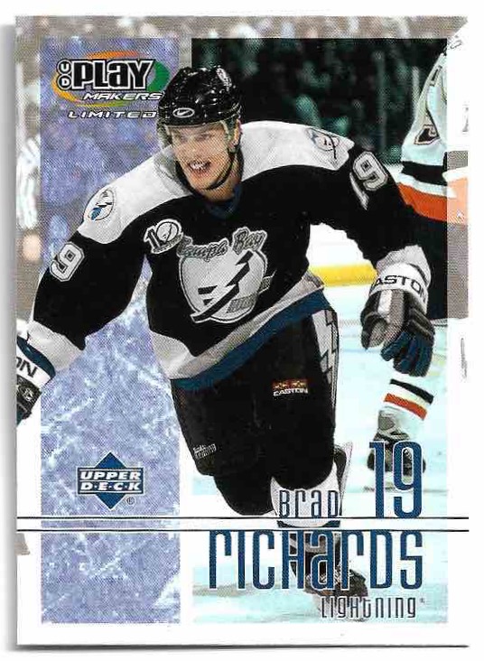 BRAD RICHARDS 01-02 UD Play Makers Limited