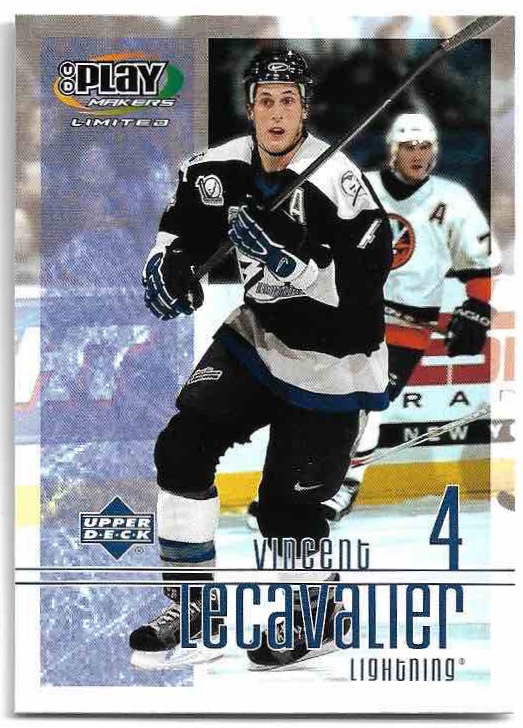 VINCENT LECAVALIER 01-02 UD Play Makers Limited