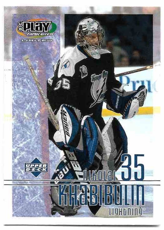 NIKOLAI KHABIBULIN 01-02 UD Play Makers Limited