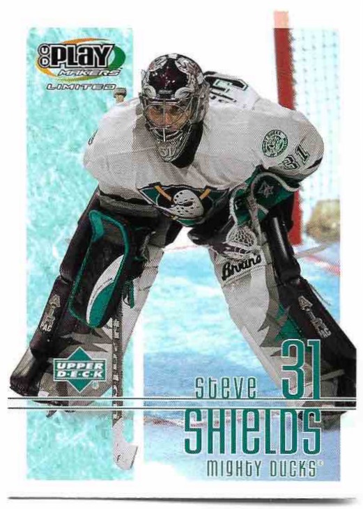 STEVE SHIELDS 01-02 UD Play Makers Limited