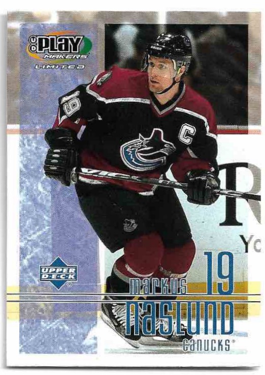 MARKUS NASLUND 01-02 UD Play Makers Limited