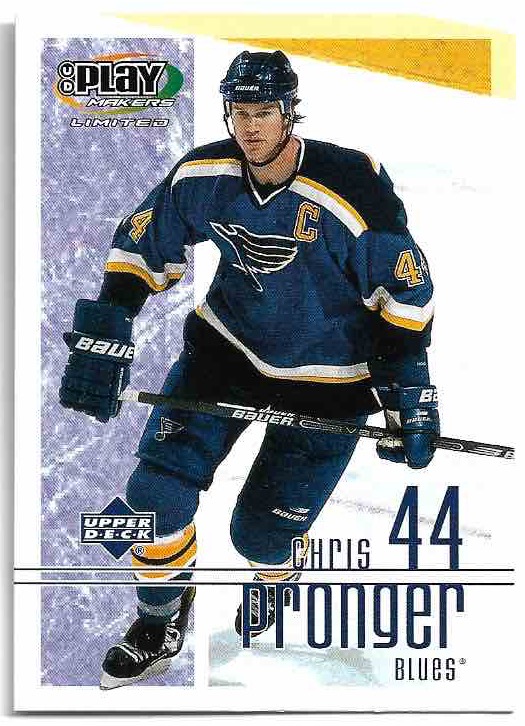 CHRIS PRONGER 01-02 UD Play Makers Limited